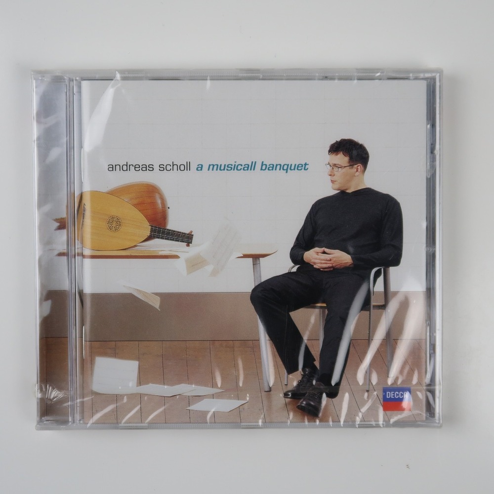 Andreas Scholl CD A Musicall‎ Banquet Dowland Caccini Early Classical Decca 2001